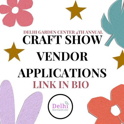 February craft show vendor application! 🌿