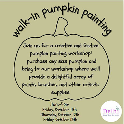 Pumpkin Painting (Walk-in Workshop)