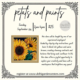 Sign up now for our Petals and Paints class on Sunday September 8th at 2pm where you'll learn how to paint a gorgeous sunflower. $25 registration