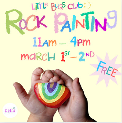 Little Bugs Rock Painting Workshop