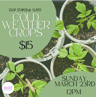 Seed Starting Class: Cold Weather Crops